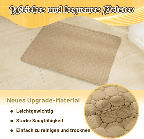 Dos Almohadillas Lavables Para Perros Absorbentes De Agua