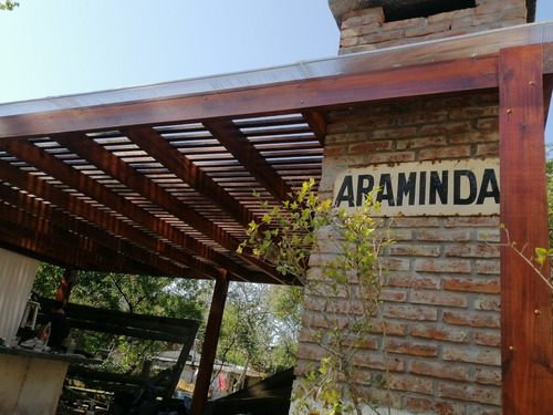 Pergolas Y Techos De Madera Y Hierro ,techo De Policarbonato