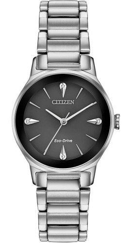 Reloj Citizen Mujer Em0730-57e Axiom Eco-drive Diamonds