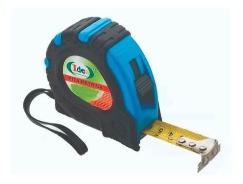 Imagem 3 de 4 de Trena Profissional Manual Com Trava Emborrachada 5 Mts 1 Un.