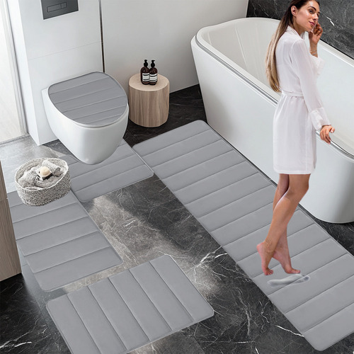 Juego De 5 Alfombrillas De Baño Grandes Para Inodoro De 5 Pi
