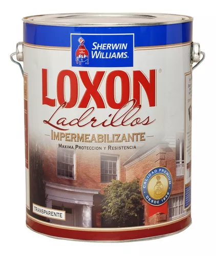 Loxon Ladrillos Pintura Impermeabilizante Al Agua 20 Lts Rex Color