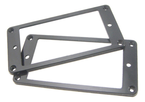 2pcs Plástico Plano Humbucker Marco De Montaje De Recogida
