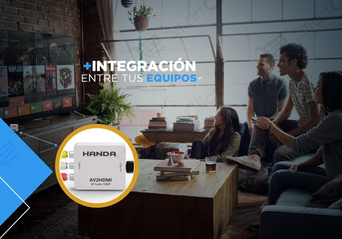 Imagen 8 de 10 de Conversor Rca A Hdmi Adaptador 1080p Camara Consola Play Led