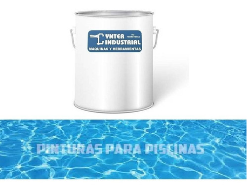 Pintura Para Piscina Caucho Clorado 4 Lts- Ynter Industrial