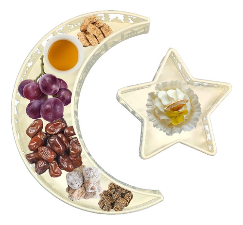 Muslim Eid - Bandeja Decorativa De Comida Para Cena, Bandeja