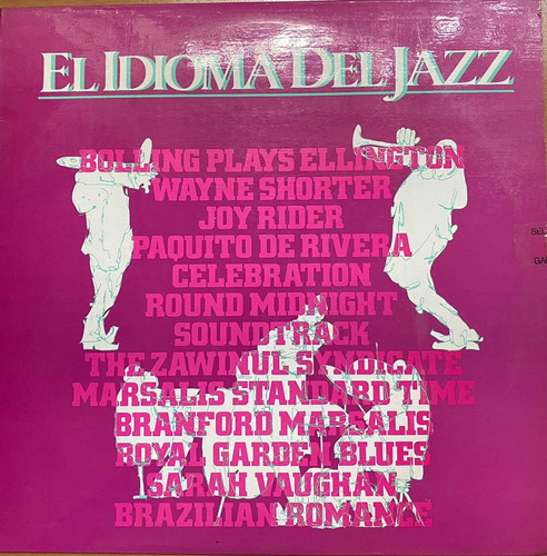 Disco Lp - Variado / El Idioma Del Jazz. Album (1988)