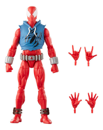 Figura De Acción Spiderman Scarlet Spider Marvel Legends