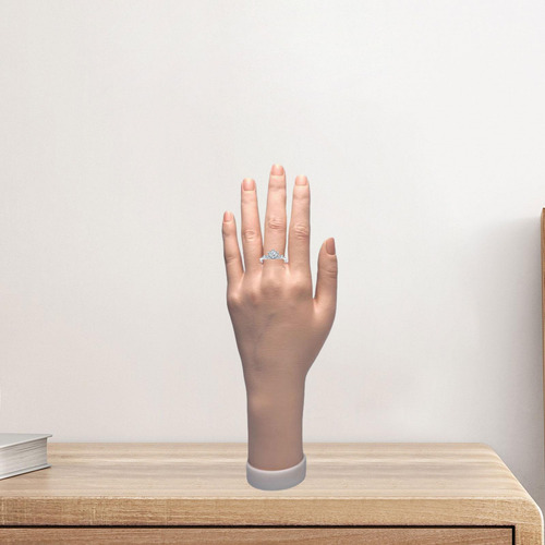 Realistic Female Hand Model Fake Hand For Photo Props Left