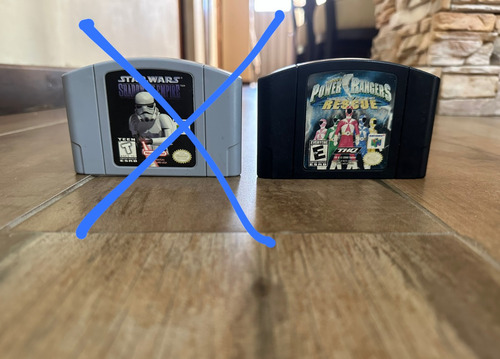 Power Ranger Rescue / Starwars Shadows Para N64(precio C/u) (Usado)