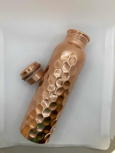 Imagen 5 de 6 de Botella De Cobre 1lt Sin Fugas, Antibacteriana, Ayurvédica