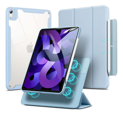 Funda Protectora Esr, Azul, Para iPad Air 5° Y 4° Gen