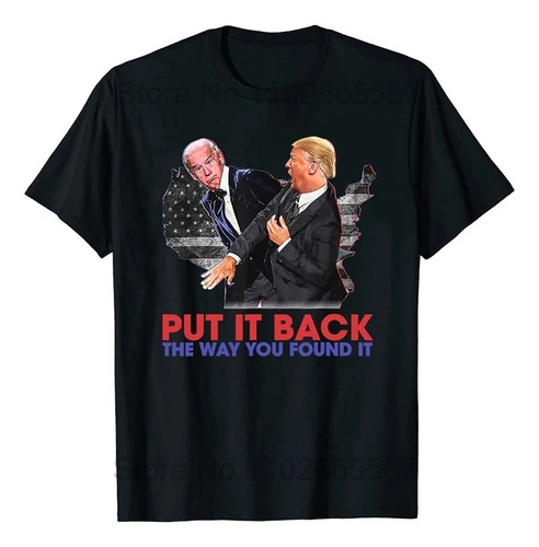 Camiseta Neutral Impresa Trump Revenge Tour 2024