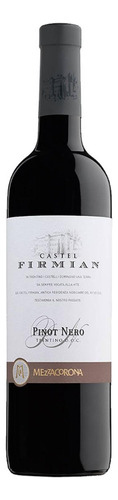 Pack De 12 Vino Tinto Mezzacorona Castel Firmian Pinot Noir 