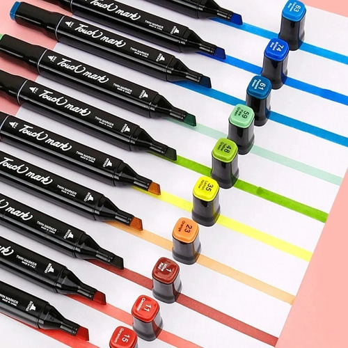 80 Colors Double Punta Pincel Plumon
