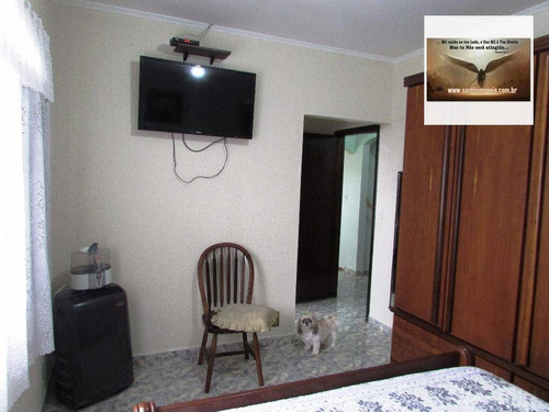 Imagem 29 de 30 de Casa Com 03 Dormitórios ( 02 Suítes) , 02 Vagas De Garagem Residencial À Venda, Vila Mazzei, Santo André. - Ca0059