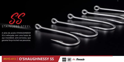 Anzol Pinnacle O'shaughnessy Ss Khs-443 Nº 08 - 20 Uni