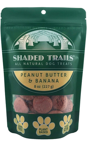 Shaded Trails All Natural Crunchy Dog Treats 8 Oz - Vegan  G