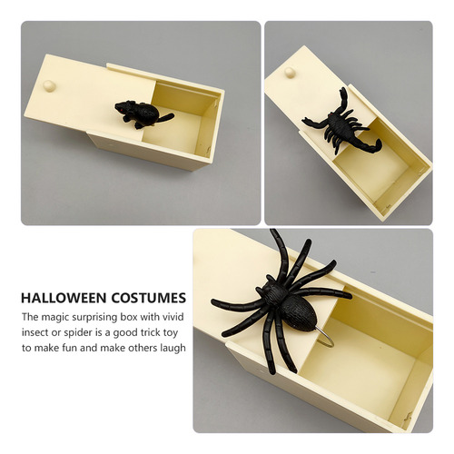 Caja De Trucos Para Halloween, 3 Unidades, Caja De Bromas Co
