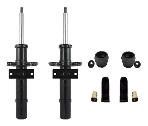 Kit 2 Amortiguador + Cazoleta+fuelle Vw Gol Trend Delantero 