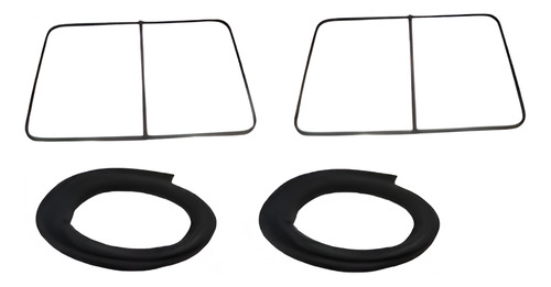 Kit Cajado Da Porta Com Canaleta Mb 608 - Armação