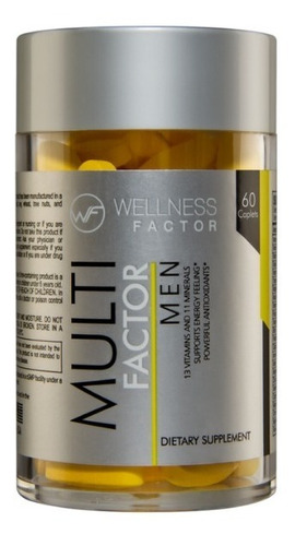 Multi Factor Men, Multivitamínico 60cap (wellness Factor) 