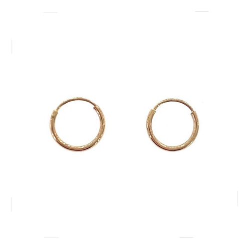 Mini Arracada 8mm Oro 14k Kt Piercing / Niña Mujer Regalo