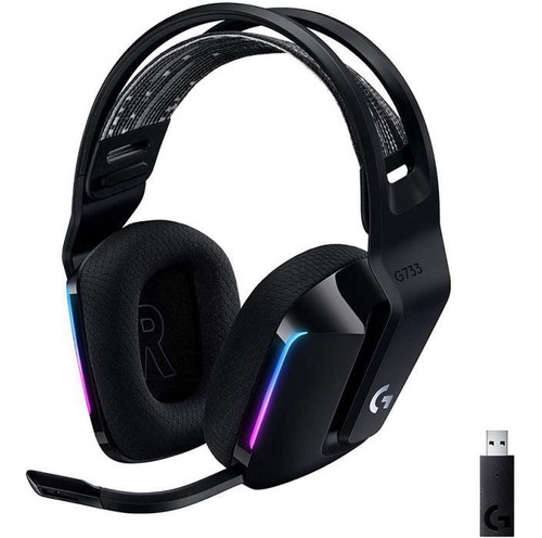 Audifono Gamer Logitech G733 Wireless Luz Rgb - Negro