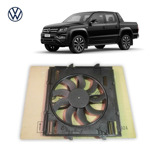 Eletroventilador C/ Defletor Amarok Original Vw 2h0121203t