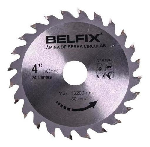 Lâmina De Serra 7'' 24 Dentes - Belfix