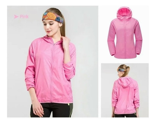 Chaqueta Cazadora Rompevientos Deportiva Semi Impermeable