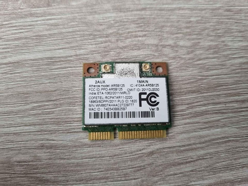 Tarjeta Wifi Para Pc Atheros Ar5b125