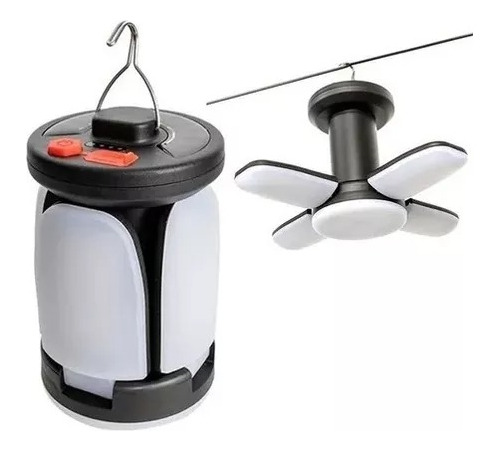 Portatil Recargable Emergencia Luces Led Lámpara Carga Solar