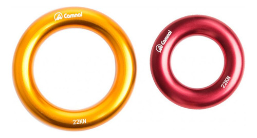 2pcs Aleación De Aluminio Escalada En Roca Rappel Anillos