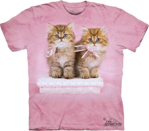 Playera 4d - Unisex Infantiles - 8173 Pretty Kittens.