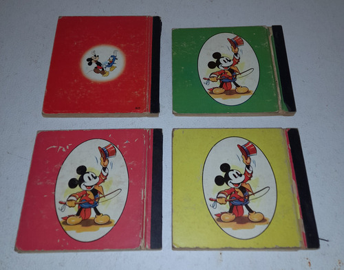 Coleccion 4 Libros Walt Disney Antiguos 1938 Mickey Donald (Usado)