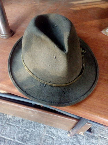 Antiguo Sombrero Sellado Uso Decoracion Coleccion Leer