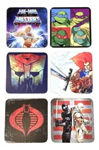 Comprar Posavasos Dibujos Animados Acción Retro 6 Unidades