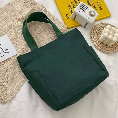 Bolso De Lona Japonés Para Mujer, Bolsa De Almuerzo De Traba