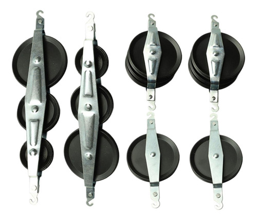 Juego De 6 Bloques De Poleas, Material De Aprendizaje Ligero
