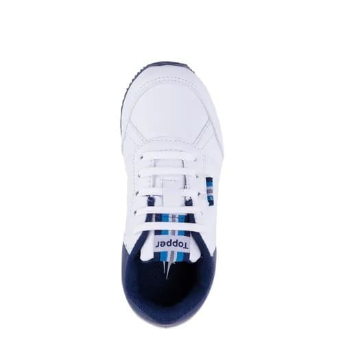 Imagen 3 de 4 de Zapatillas Topper Theo Cs Kids Casual Urbana Cuero Running