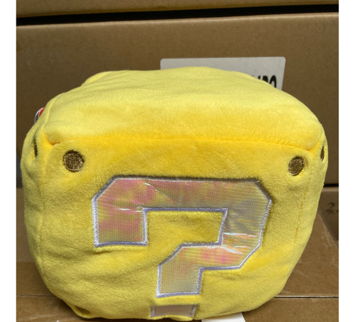 Peluche Question Block Con Sonido Super Mario Jakks Pacific