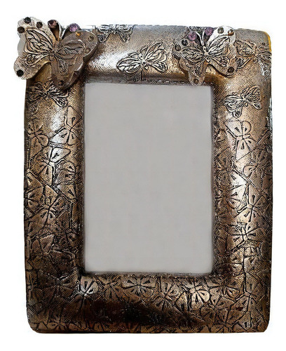 Porta Retrato Silver Butterfly - 24x19cm
