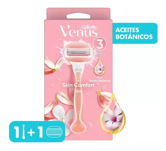 Máquina De Afeitar Con Aceites Botánicos Venus Spa - 1 Und