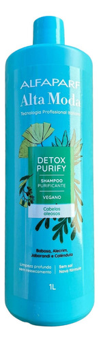  Shampoo Alfaparf Alta Moda Detox Purify Vegano 1 Litro