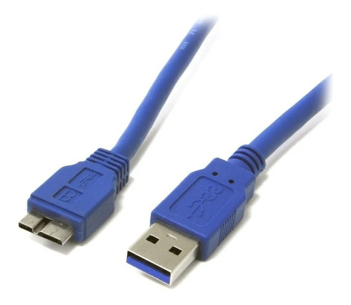 Cable Usb 3. 0 A Micro Bm Para Disco Duro Externo 60 Cm