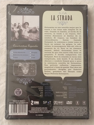 La Strada Federico Fellini Dvd