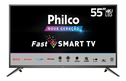 Smart Tv Led Philco 4k 55 Ptv55m60ssg Hdr 3 Hdmi 2 Usb