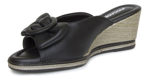 Imagem 4 de 6 de Tamanco Feminino Piccadilly Anabela 408164 - Joanete