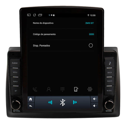 Multimídia Tesla Fiat Stilo 2+64gb Quadcore Carplay 9.7p